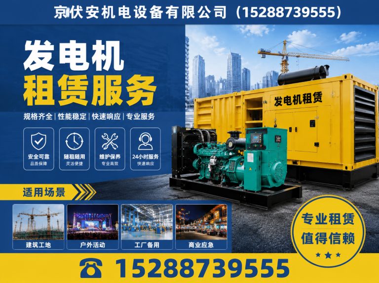 衡阳应急发电机出租展示图