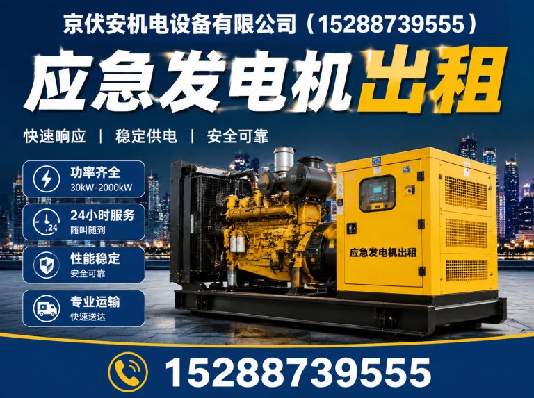 衡阳发电机租赁展示图