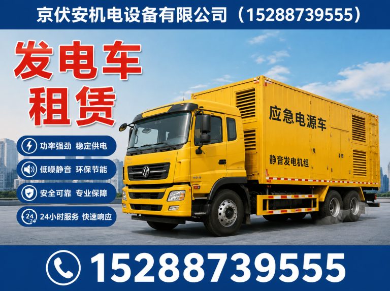 衡阳静音发电车租赁展示图